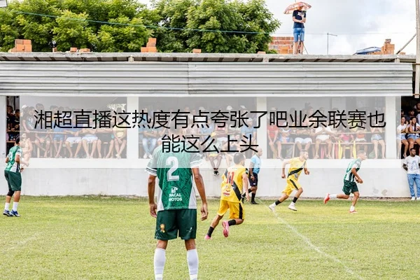 湘超直播这热度有点夸张了吧业余联赛也能这么上头